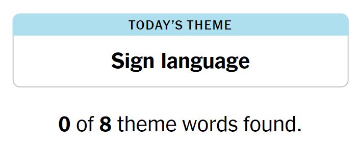 NYT Strands 22 Theme - 25th March 2024