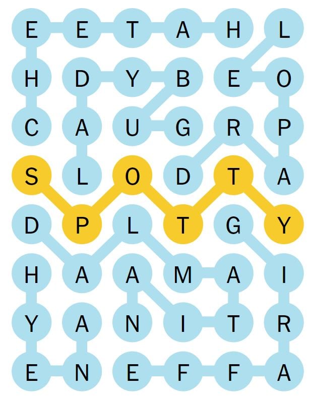 NYT Strands 27 Completed Puzzle - 30th March 2024