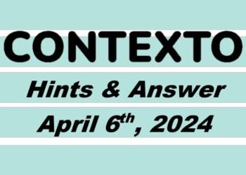 Daily Contexto 566 - April 6th 2024
