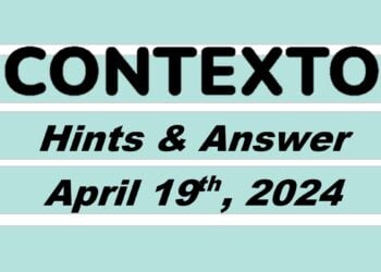 Daily Contexto 579 - April 19th 2024