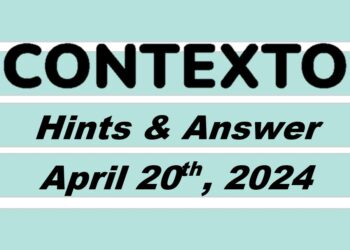 Daily Contexto 580 - April 20th 2024