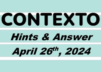 Daily Contexto 586 - April 26th 2024