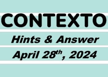 Daily Contexto 588 - April 28th 2024