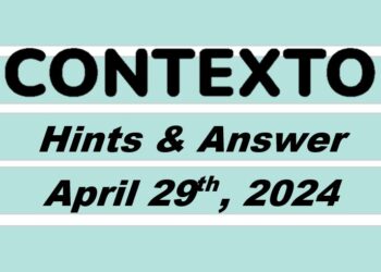 Daily Contexto 589 - April 29th 2024