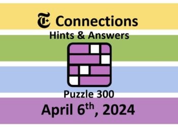 Daily NYT Connections 300 Answers - April 6th 2024