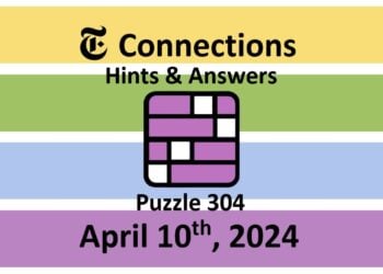 Daily NYT Connections 304 Answers - April 10th 2024