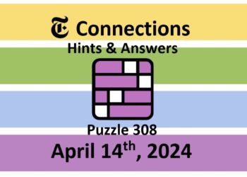 Daily NYT Connections 308 Answers - April 14th 2024