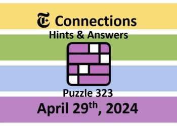 Daily NYT Connections 323 Answers - April 29th 2024