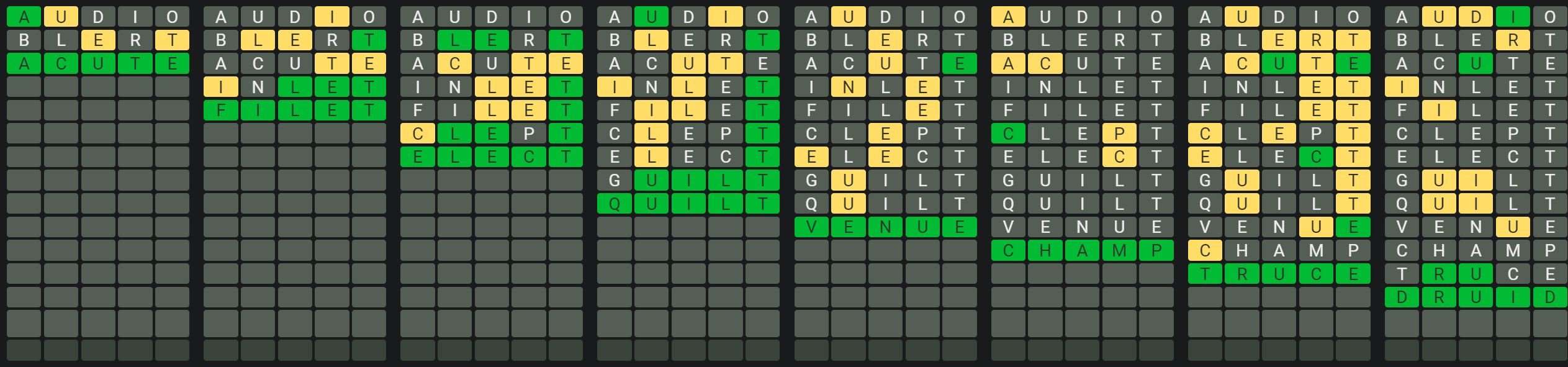 Daily Octordle 804 Sequence Answer - April 7th 2024