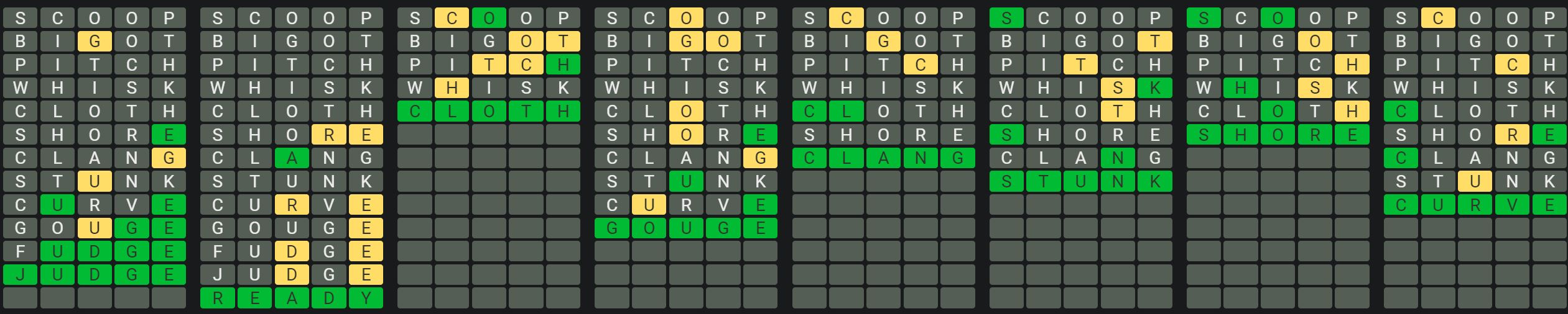 Daily Octordle 808 Rescue Answer - April 11th 2024