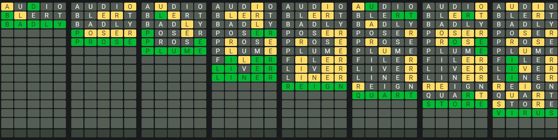 Daily Octordle 808 Sequence Answer - April 11th 2024
