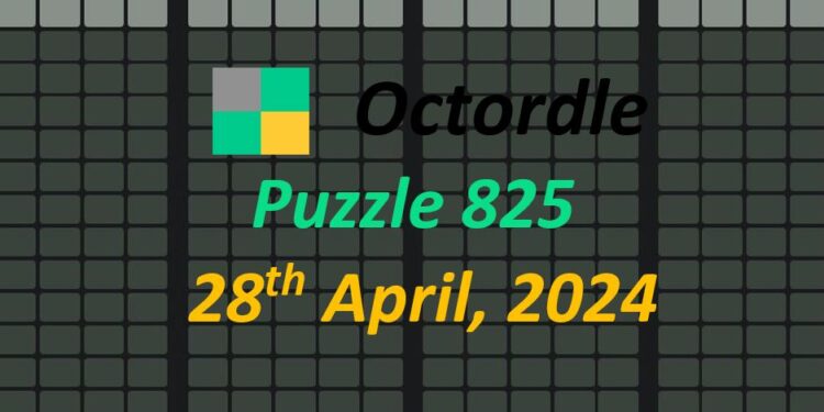 Daily Octordle 825 - April 28th 2024