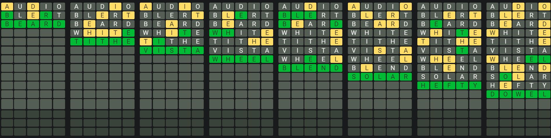 Daily Octordle 825 Sequence Answer - April 28th 2024