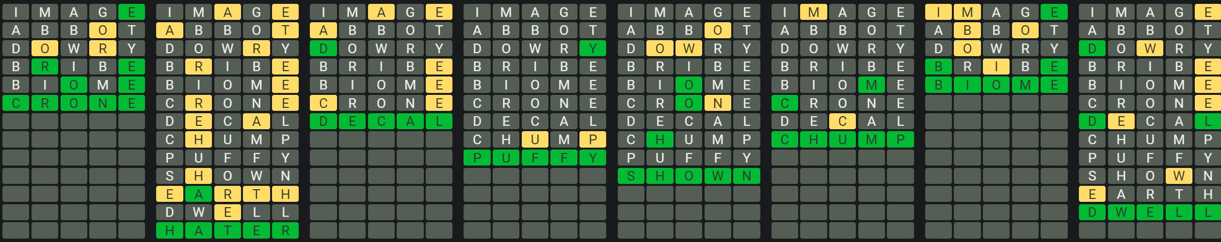 Daily Octordle 827 Rescue Answer - April 30th 2024