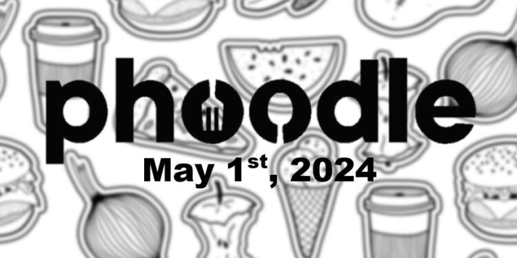 Daily Phoodle - 1st May 2024