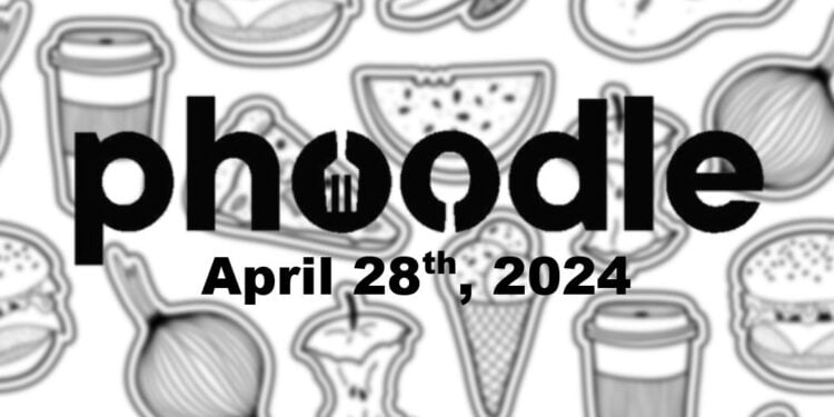 Daily Phoodle - 28th April 2024
