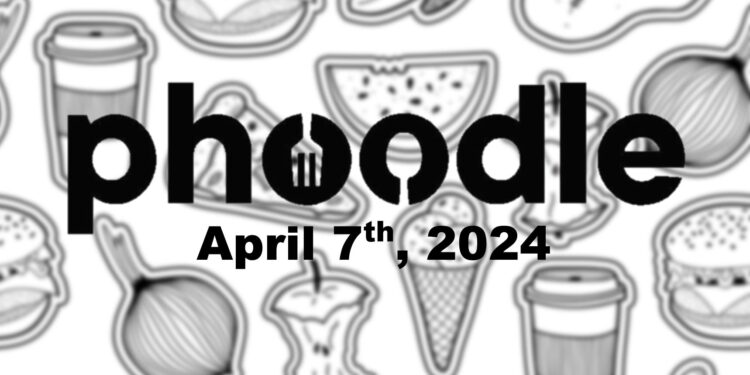 Daily Phoodle - 7th April 2024