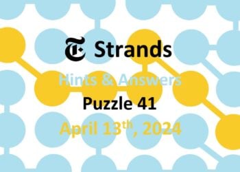 Daily Strands 41 Answers Today - 13th April 2024