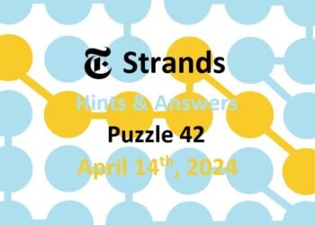 Daily Strands 42 Answers Today - 14th April 2024