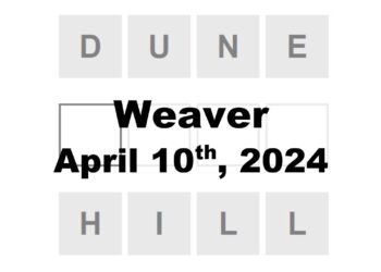 Daily Weaver Answers - 10th April 2024