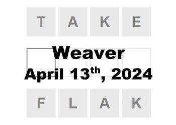 Daily Weaver Answers - 13th April 2024