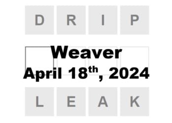 Daily Weaver Answers - 18th April 2024