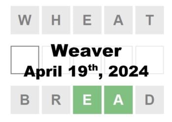 Daily Weaver Answers - 19th April 2024