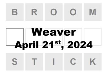 Daily Weaver Answers - 21st April 2024