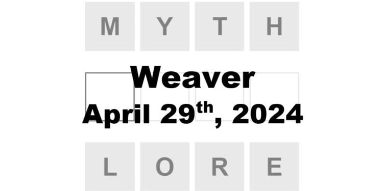 Daily Weaver Answers - 29th April 2024