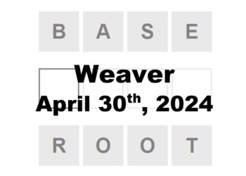 Daily Weaver Answers - 30th April 2024