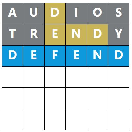Daily Word Hurdle #1629 Morning Answer - 10th April 2024