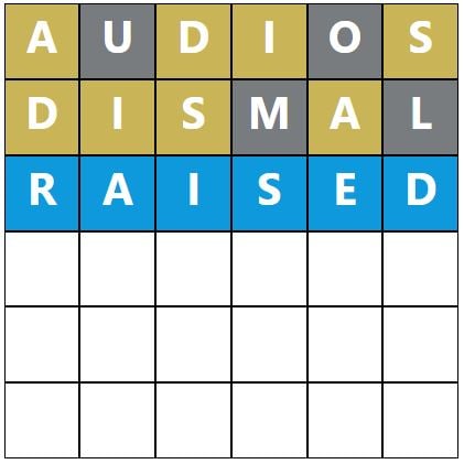 Daily Word Hurdle #1632 Afternoon Answer - 11th April 2024