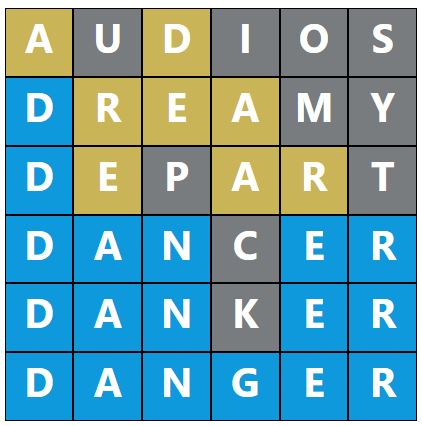 Daily Word Hurdle #1648 Afternoon Answer - 19th April 2024