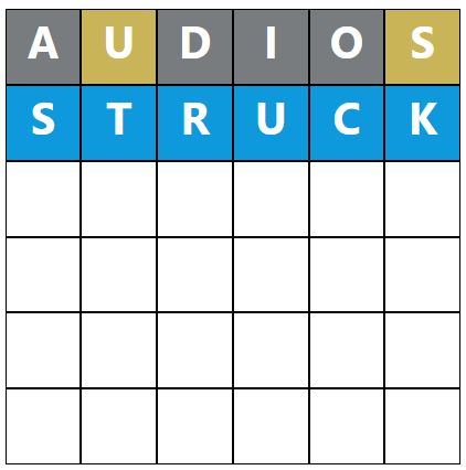 Daily Word Hurdle #1665 Morning Answer - 28th April 2024