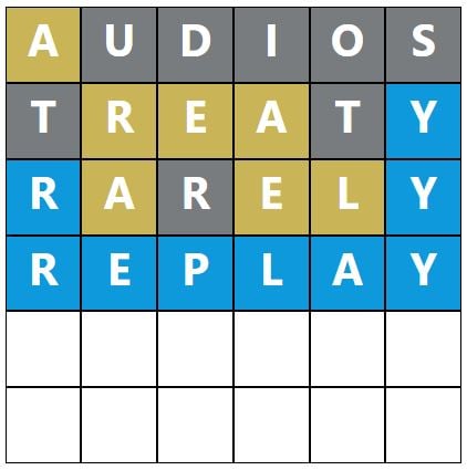 Daily Word Hurdle #1668 Afternoon Answer - 29th April 2024