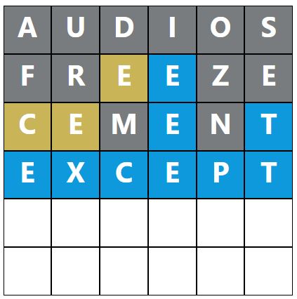 Daily Word Hurdle #1671 Morning Answer - 1st May 2024