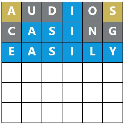 Daily Word Hurdle #1672 Afternoon Answer - 1st May 2024