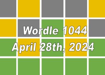 Daily Wordle 1044 - 28th April 2024