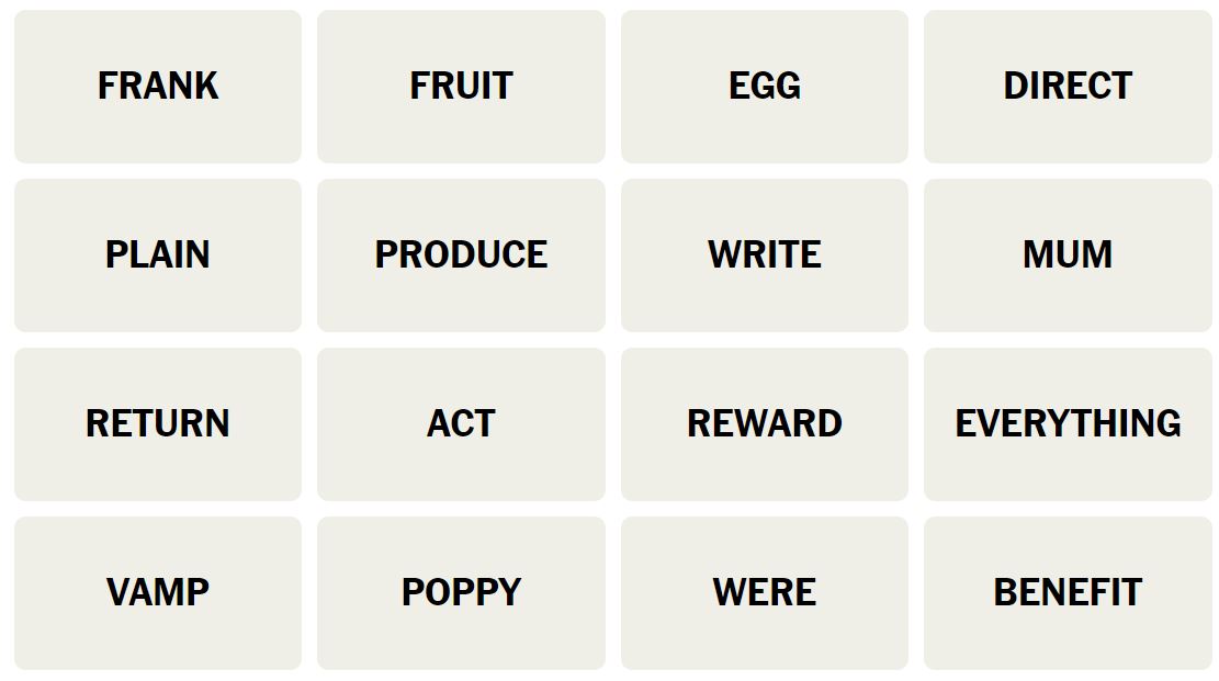 Daily NYT Connections 329 Puzzle - 5th May 2024