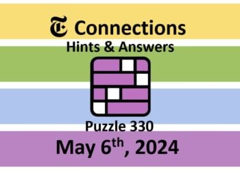 Daily NYT Connections 330 Answers - May 6th 2024
