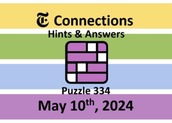 Daily NYT Connections 334 Answers - May 10th 2024