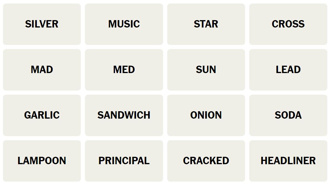 Daily NYT Connections 335 Puzzle - 11th May 2024