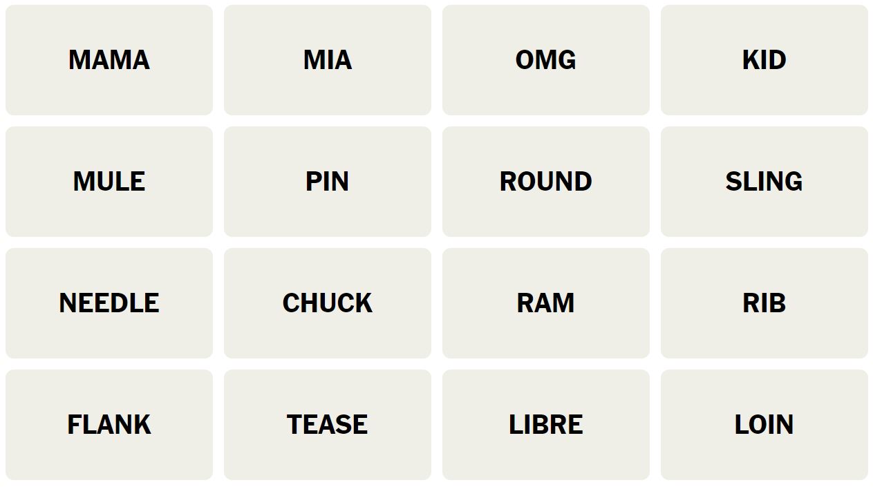 Daily NYT Connections 336 Puzzle - 12th May 2024