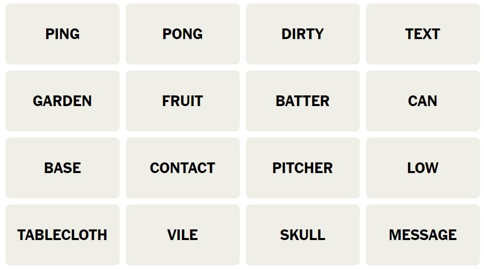 Daily NYT Connections 341 Puzzle - 17th May 2024