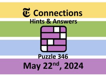 Daily NYT Connections 346 Answers - May 22nd 2024