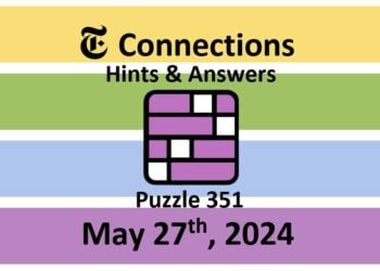 Daily NYT Connections 351 Answers - May 27th 2024