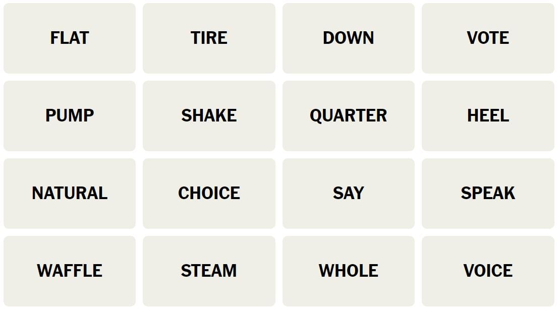 Daily NYT Connections 351 Puzzle - 27th May 2024