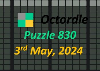 Daily Octordle 830 - May 3rd 2024