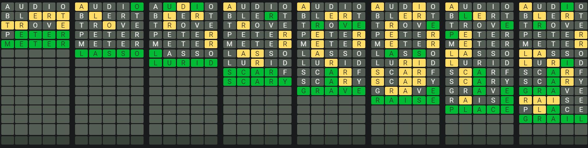 Daily Octordle 830 Sequence Answer - May 3rd 2024