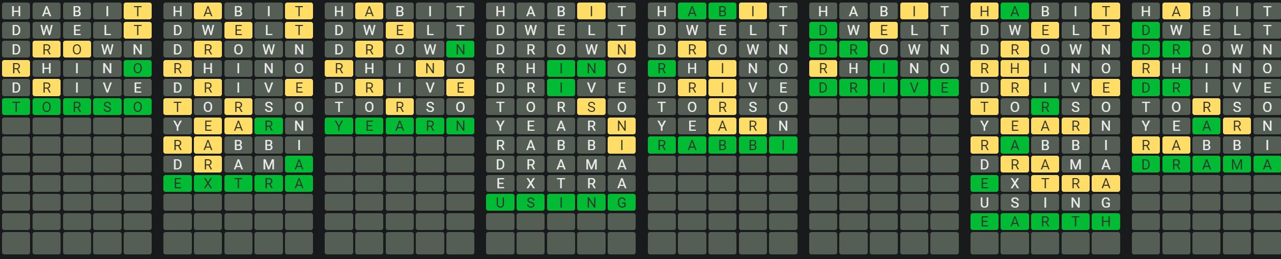 Daily Octordle 834 Rescue Answer - May 7th 2024
